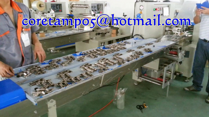 Horizontal packing machine for hardware