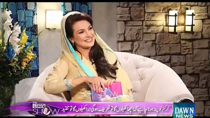 The Reham Khan Show - Wasim Akram and Shaniera Akram - 21 June 2015