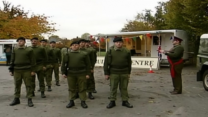 Mr Bean - Giving order to army cadets