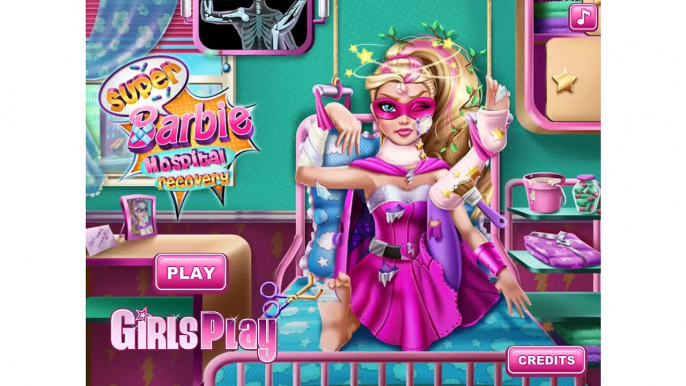 NEW Super Sparkle Video Super Barbie Hospital Recovery NEW Movie Games For Kids For Girls