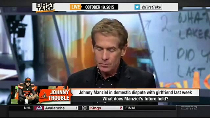 ESPN First Take Today (10 19 2015) - Dashcam Video Surfaces Of Johnny Manziel s Run In With Police