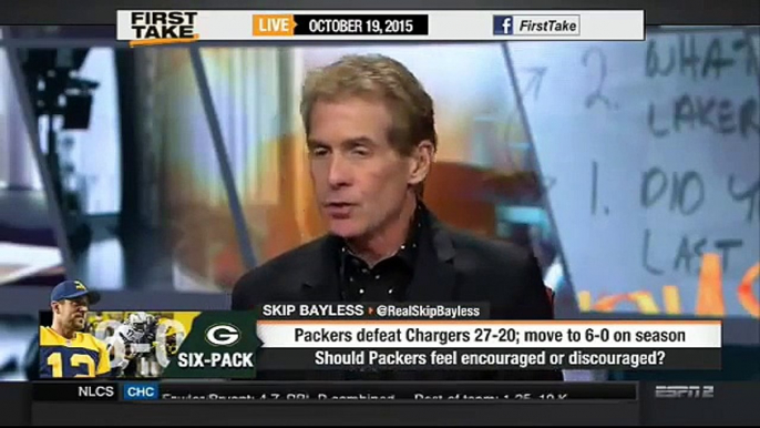 ESPN First Take Today (10 19 2015) - Green Bay Packers defeat San Diego Chargers