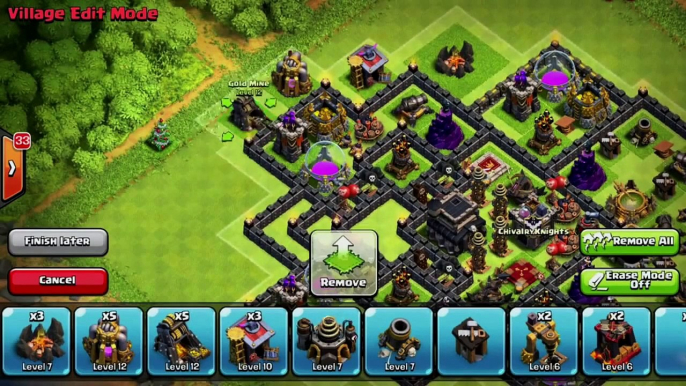Clash of Clans TH9 Epic Base!! With New Air Sweeper Update