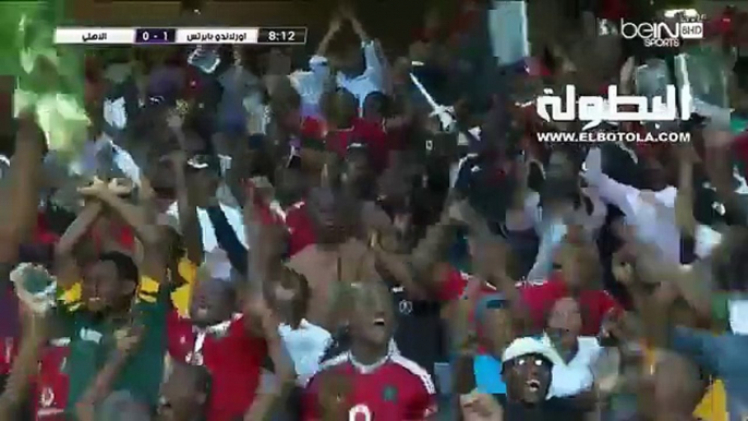 هدف أورلاندو بيراتس الأول أمام الأهلي (أورلاندو 1-0 الأهلي) Orlando Pirates 1-0 Ahly