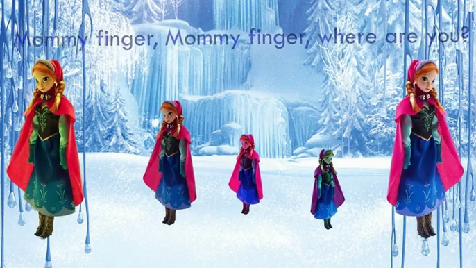 Frozen Finger Family Elsa Anna Family Cartoon Animation Nursery Rhymes Kristoff Finger Fam