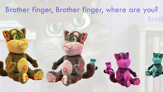 Finger Family Talking Tom Rhyme| Cartoon Animation Nursery Rhymes Songs For Children