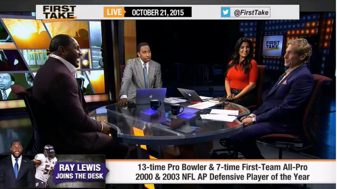 Ray Lewis Talks About Sports on First Take - ESPN First Take