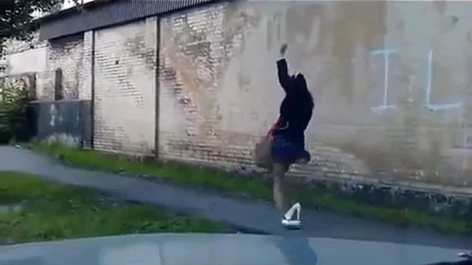 Girls falling down in high heels in the street (Compilation)