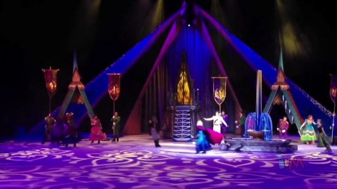 Frozen Disney on Ice show highlights with Anna, Elsa, Hans, Olaf, Sven, Kristoff skating