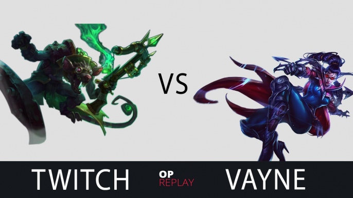 Twitch vs Vayne - EDG Deft vs SKT T1 Faker, KR LOL Challenger 1045LP