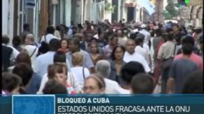 EE.UU.: miembros de Naciones Unidas votarán bloqueo a Cuba