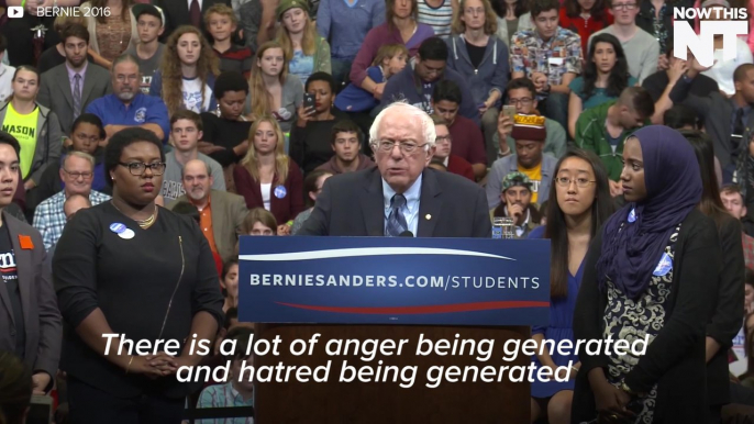 Bernie Sanders Talks About Islamophobia and Racism In America