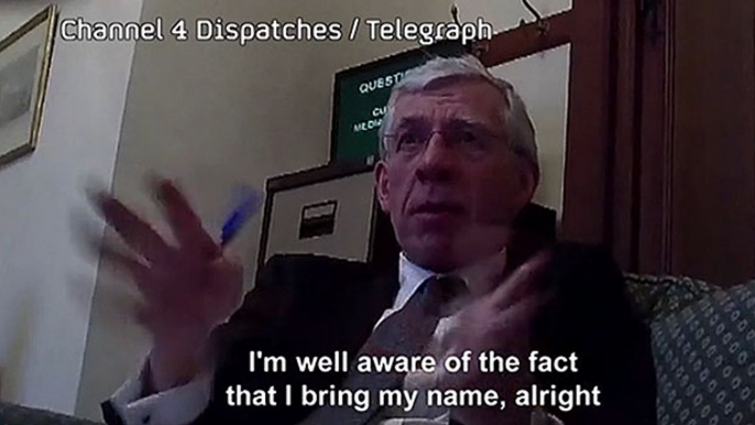 Watch: Jack Straw says his "name" would benefit companies looking to hire him