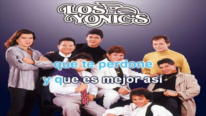 Los Yonics - Rosas Blancas - karaoke letra