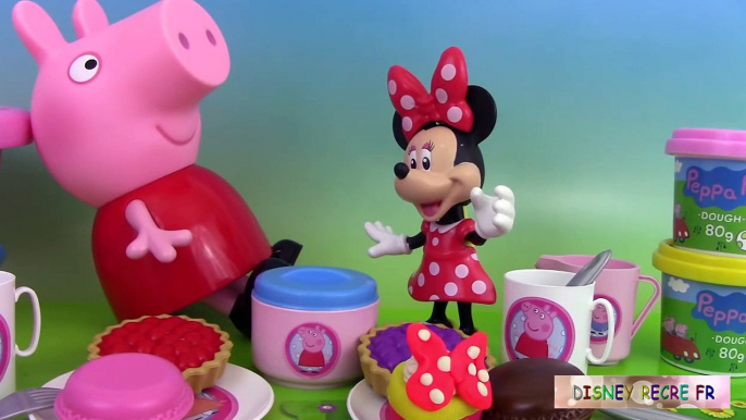 Peppa Pig Panier de Pique Nique Picnic Basket playset Pâte à modeler Minnie Mouse