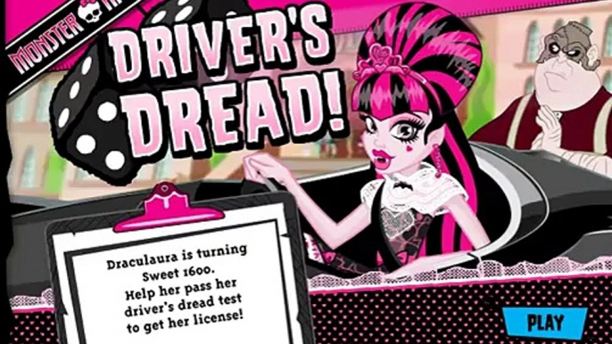 Монстр Хай: Школа Монстров - Дракулаура Учится Водить/Monster High Drivers Dread