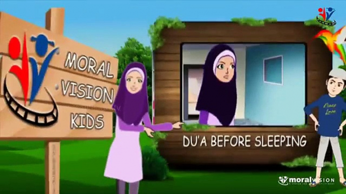 ABDUL BARI AND ANSHARAH CARTOON,Always before sleeping - Muslims Islamic English Version Cartoons