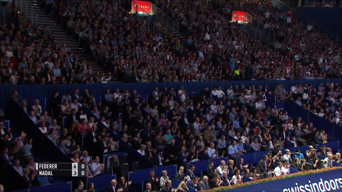 La victoire de Roger Federer face à Rafael Nadal en finale du tournoi de Bâle