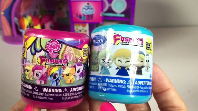 Shopkins Cupcake Paint A Bank DIY Custom Shopkins Frozen Fashems My Little Pony Fashems