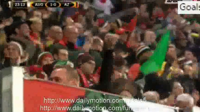 Raul Bobadilla Goal Augsburg 1 - 0 Alkmaar Europa League 5-11-2015