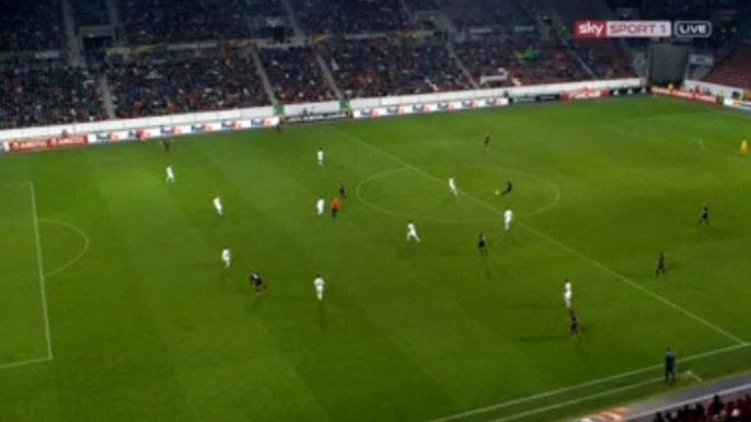 Vincent Janssen Goal 2-1 Augsburg vs AZ Alkmaar 05.11.2015 (HD)