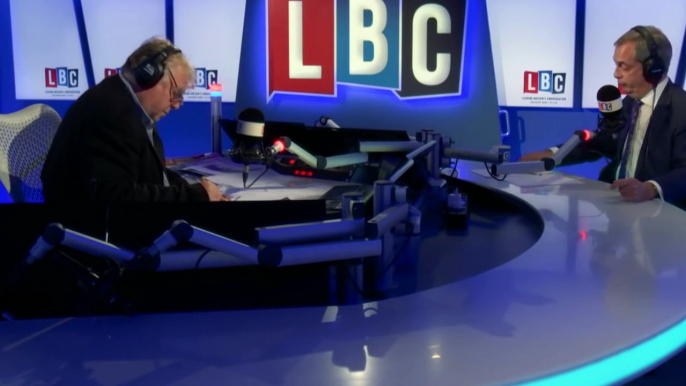 UKIP Nigel Farage On LBC Police Officers On The Beat