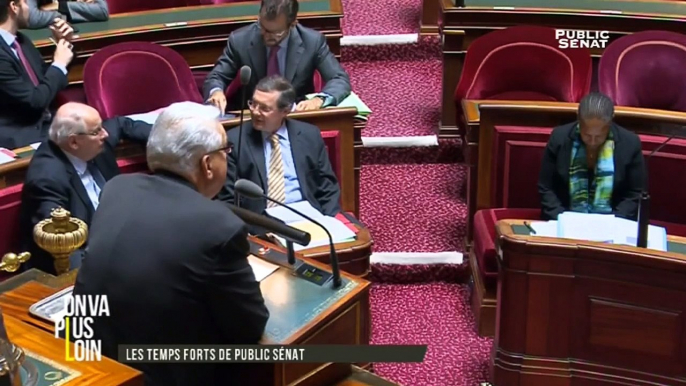 Les temps forts de public sénat - Jean-Pierre Sueur constate le manque d'une sanction pénale sur un article (06/11/2015)