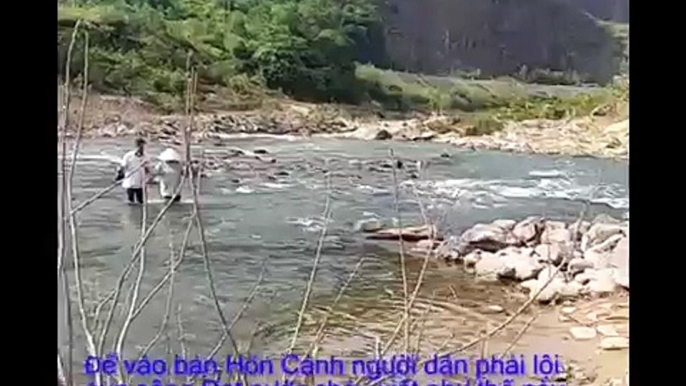 Thanh Hóa: Ước mơ về một cây cầu kiên cố của bà con bản nghèo Hón Cánh