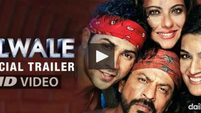 Dilwale Trailer | Kajol, Shah Rukh Khan, Varun Dhawan, Kriti Sanon | A Rohit Shetty Film