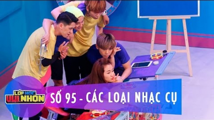 Lớp Học Vui Nhộn 95 | Các Loại Nhạc Cụ | Trang Moon | Fullshow