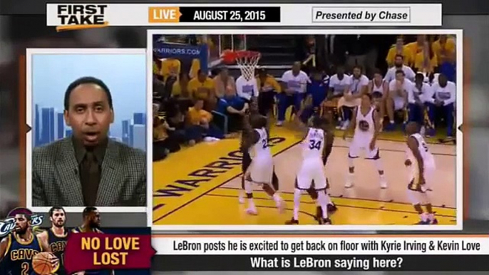 ESPN First Take | LeBron James to Kevin Love and Kyrie Irving on Cavaliers Future