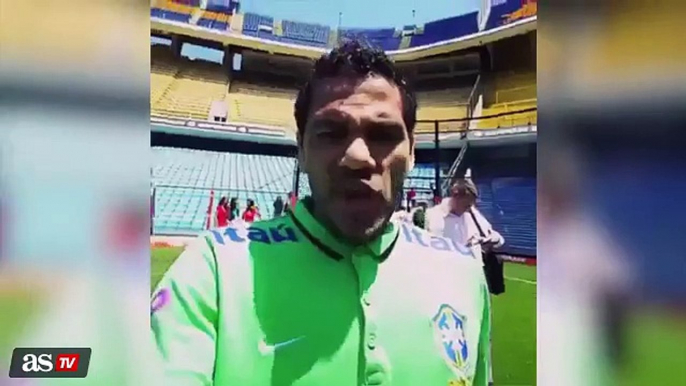 Dani Alves proudly presents- La Bombonera