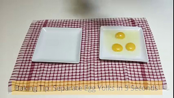 Tip Hero - Separate Egg Yolks in Seconds- Clever Baking Hack