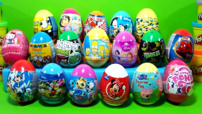 100 Surprise Eggs Peppa Pig,Toy Story and more surprise eggs