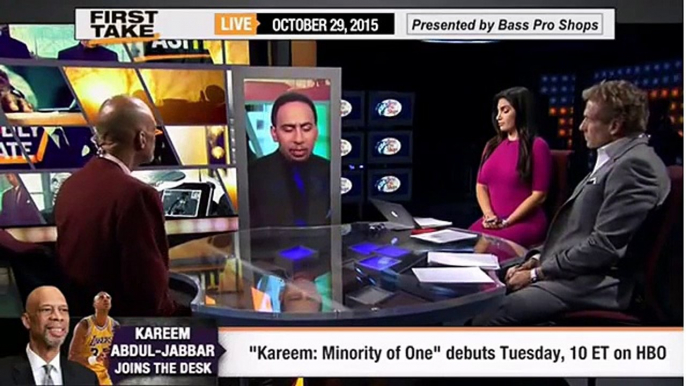 ESPN First Take - Kareem Abdul-Jabbar Talks About Kobe Bryant