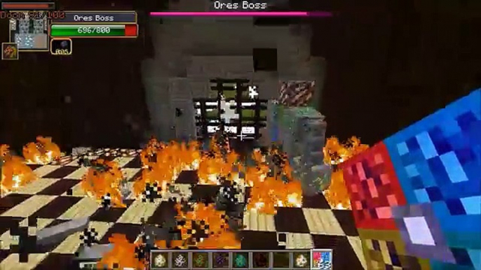 ORE BOSS VS MUTANT OBSIDIAN GOLEM - Minecraft Mob Battles - Fake Ores Mods