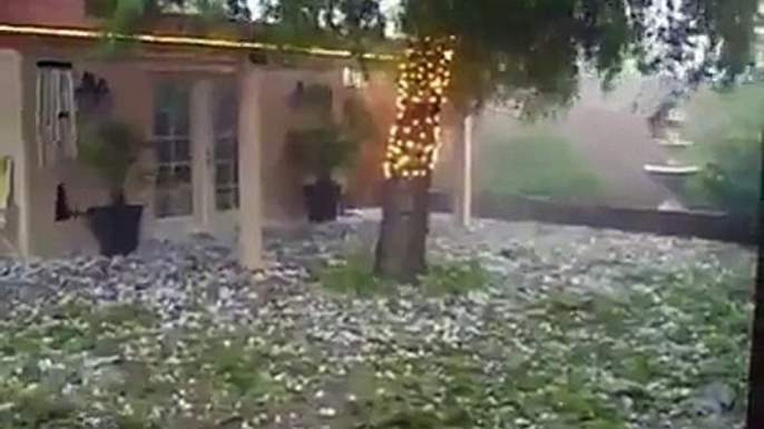 Baseball-sized Hail Storm Smashed the Dallas City -