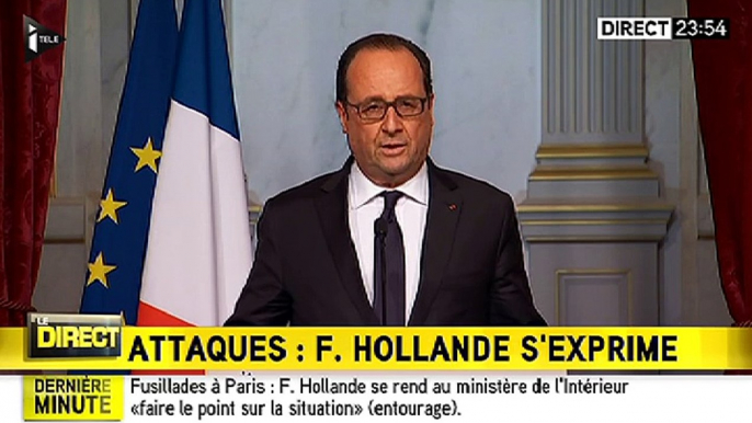 Fusillades à Paris : François Hollande décrète l'état d'urgence