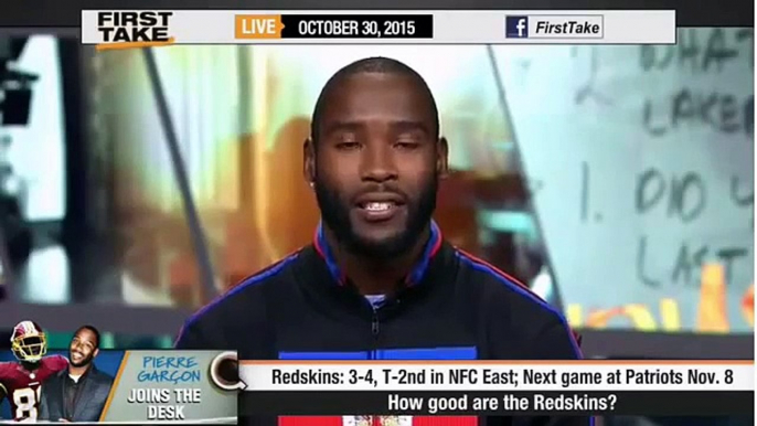 ESPN First Take | Pierre Garcon Joins Show; Talks NFC East Division