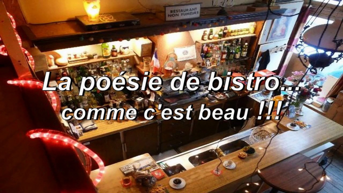 Brève de comptoir - La poésie de bistro...C'est beau !