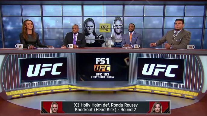 Holly Holm explains how she beat Ronda Rousey in UFC 193