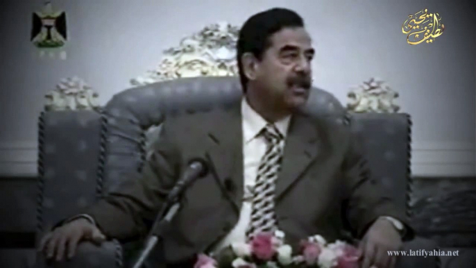 Saddam Hussein | صدام حسين فلم نادر جداً