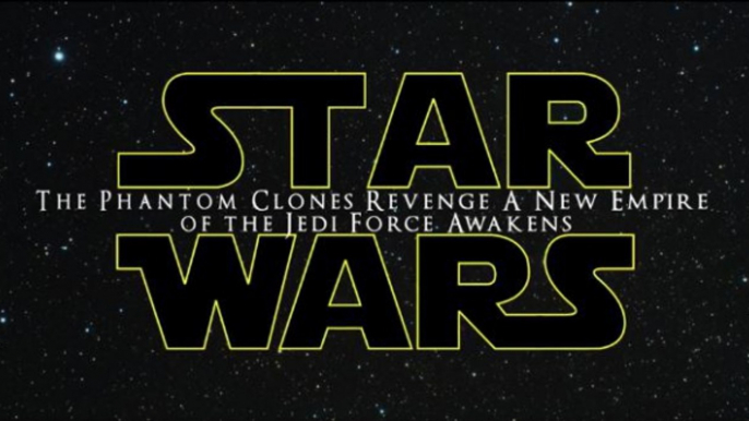 All 7 Star Wars Movies In 1 Trailer (Star Wars: The Phantom Clones Revenge A New Empire Of The Jedi Force Awakens)