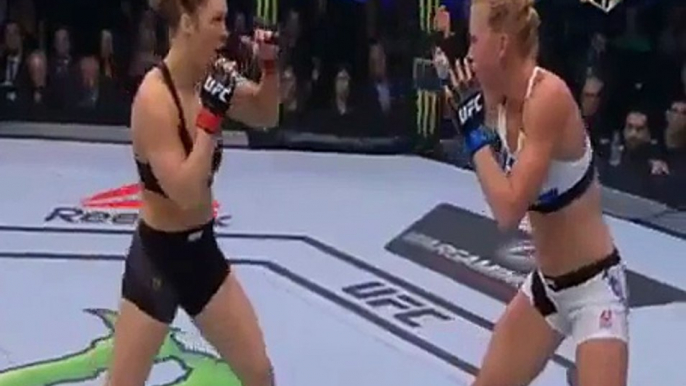 Ronda Rousey vs Holly Holm - Knockout!!! - MUST SEE!!!!! -