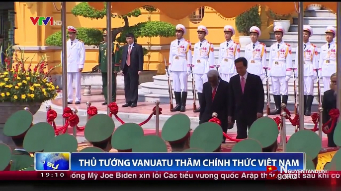 Thủ tướng Nguyễn Tấn Dũng tiếp Thủ tướng Vanuatu thăm chính thức Việt Nam