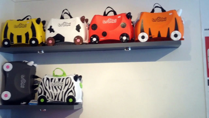 Idées cadeaux noel valise pour enfants trunki en vente chez S'Cale Boutik maroquinerie 28 avenue auber nice