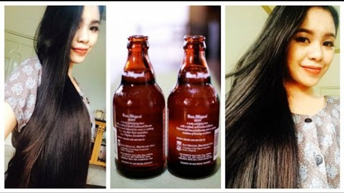 Beer Rinse for Softer, Shinier,Straighter and Fuller Hair-Benefits of Beer for the Hair