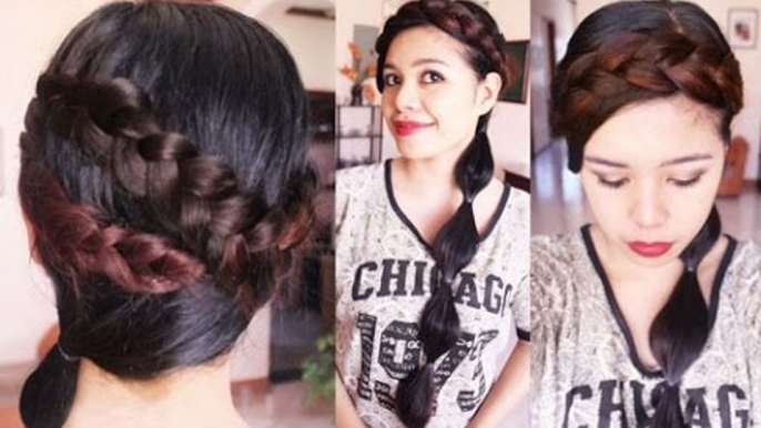 My Spring Hairstyle- Milk Bubble Braid Hair Tutorial-Beautyklove