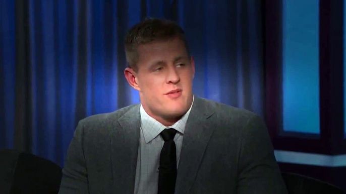 J.J. Watt Jumps Over Jimmy Kimmel & Guillermo