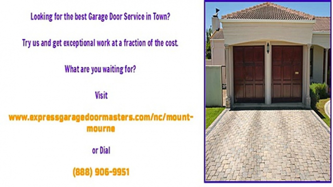 Automatic Garage Door Repair Service in Mount Mourne, NC